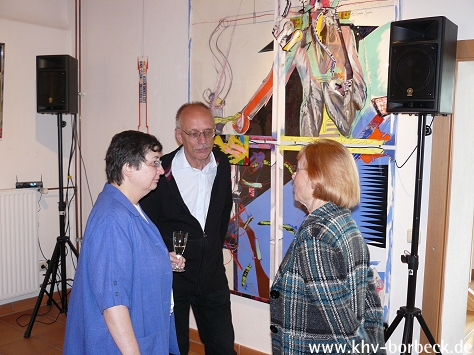 Bild 6 zur Ausstellung "Das Lapislazuli System" - Ausstellungseröffnung / Impressionen / Lesung